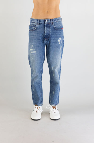 Jeans Amish New Order da Uomo amu001d4353013 c0999 jeremiah