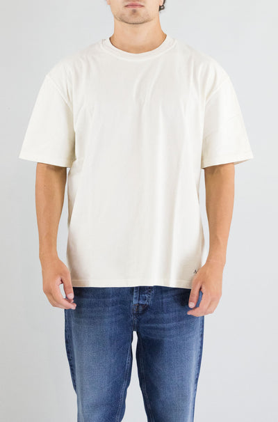 T-Shirt Amish White da Uomo amu146cn21xxxx