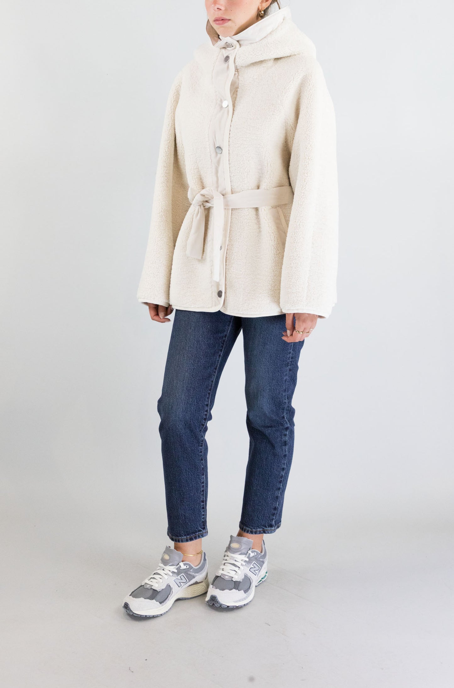 Cappotto Pinko Panna da Donna capperi
