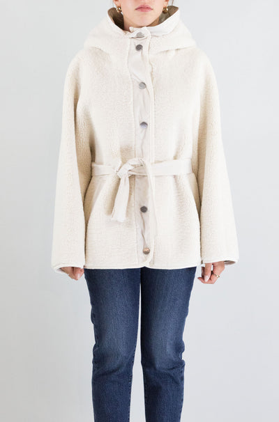 Cappotto Pinko Panna da Donna capperi