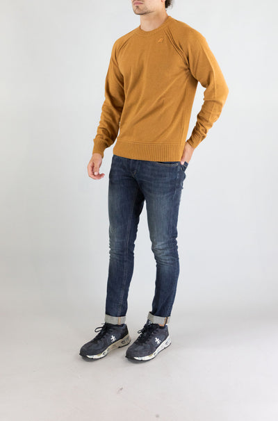 Maglia Kway Kah Brown Ocra da Uomo k2142gw