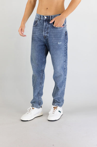 Jeans Amish Marble Stone da Uomo amu001d5703012 jeremiah