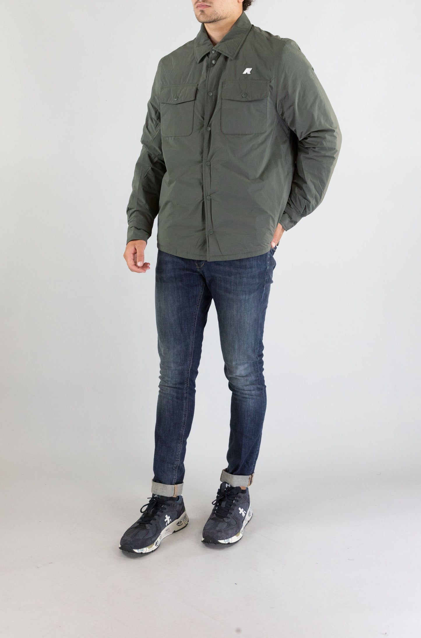 Giubbotto Kway Blackish da Uomo k2136jw umbert plain