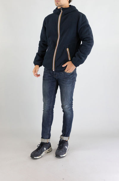 Felpa Kway A2b Blue Depth da Uomo k3132nw jack sherpa