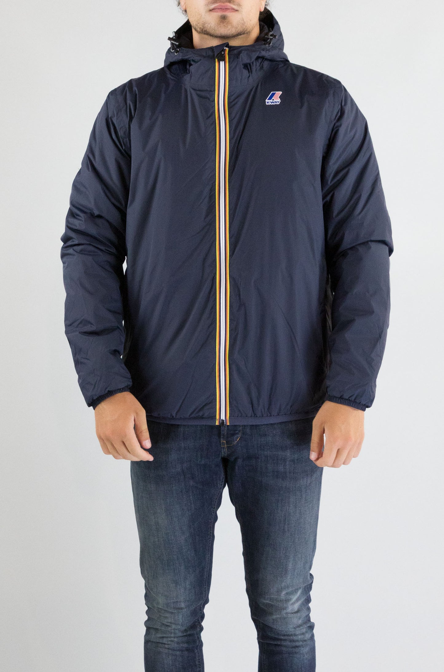 Giubbotto Kway K89 Blue Depth da Uomo k61273w le vrai