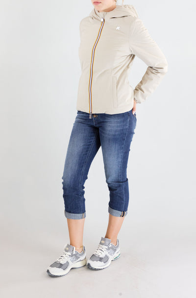 Giubbotto Kway Bba Beige da Donna k6128tw lily