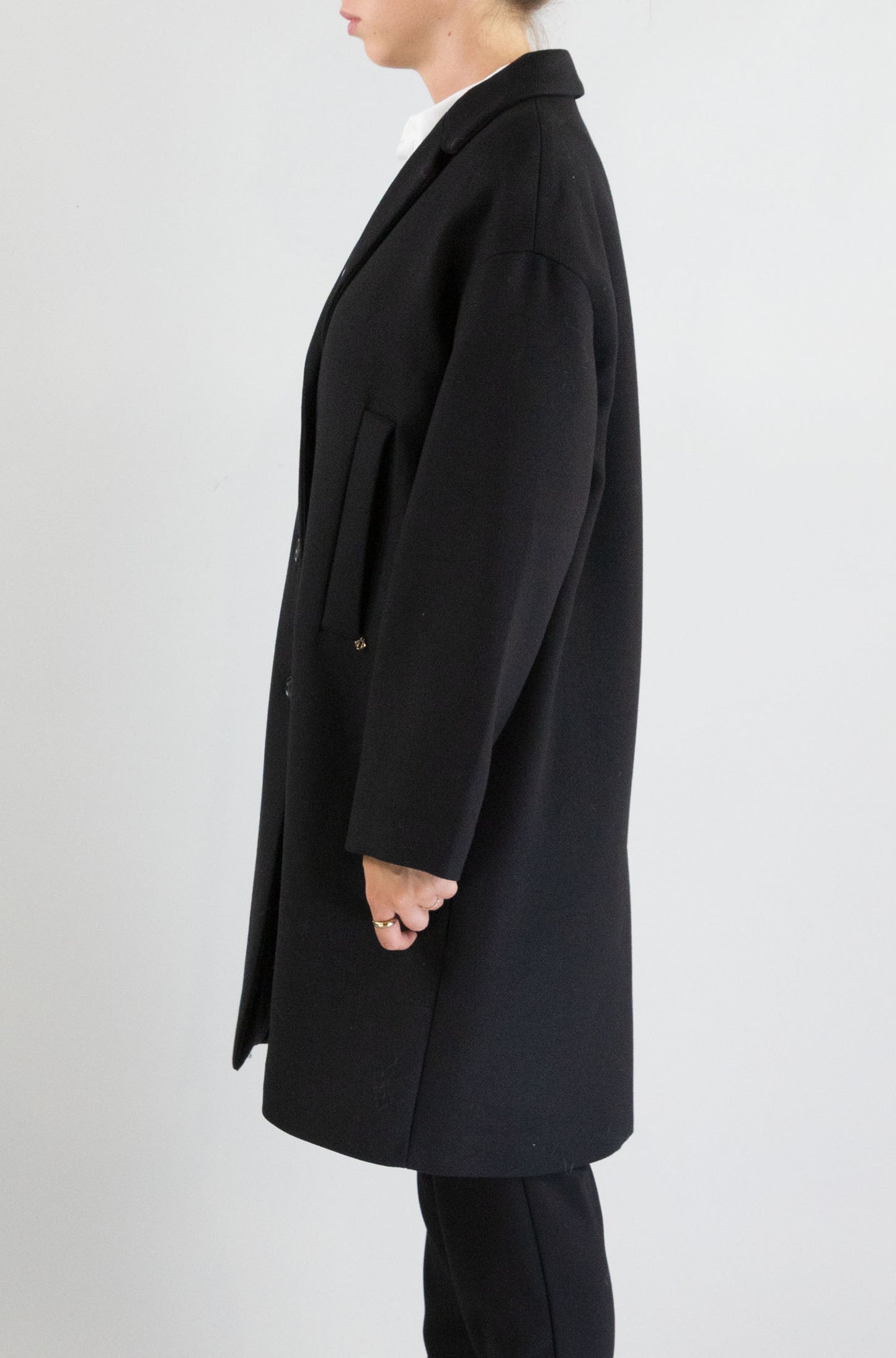 Cappotto Ottod’Ame Nero da Donna dj0014
