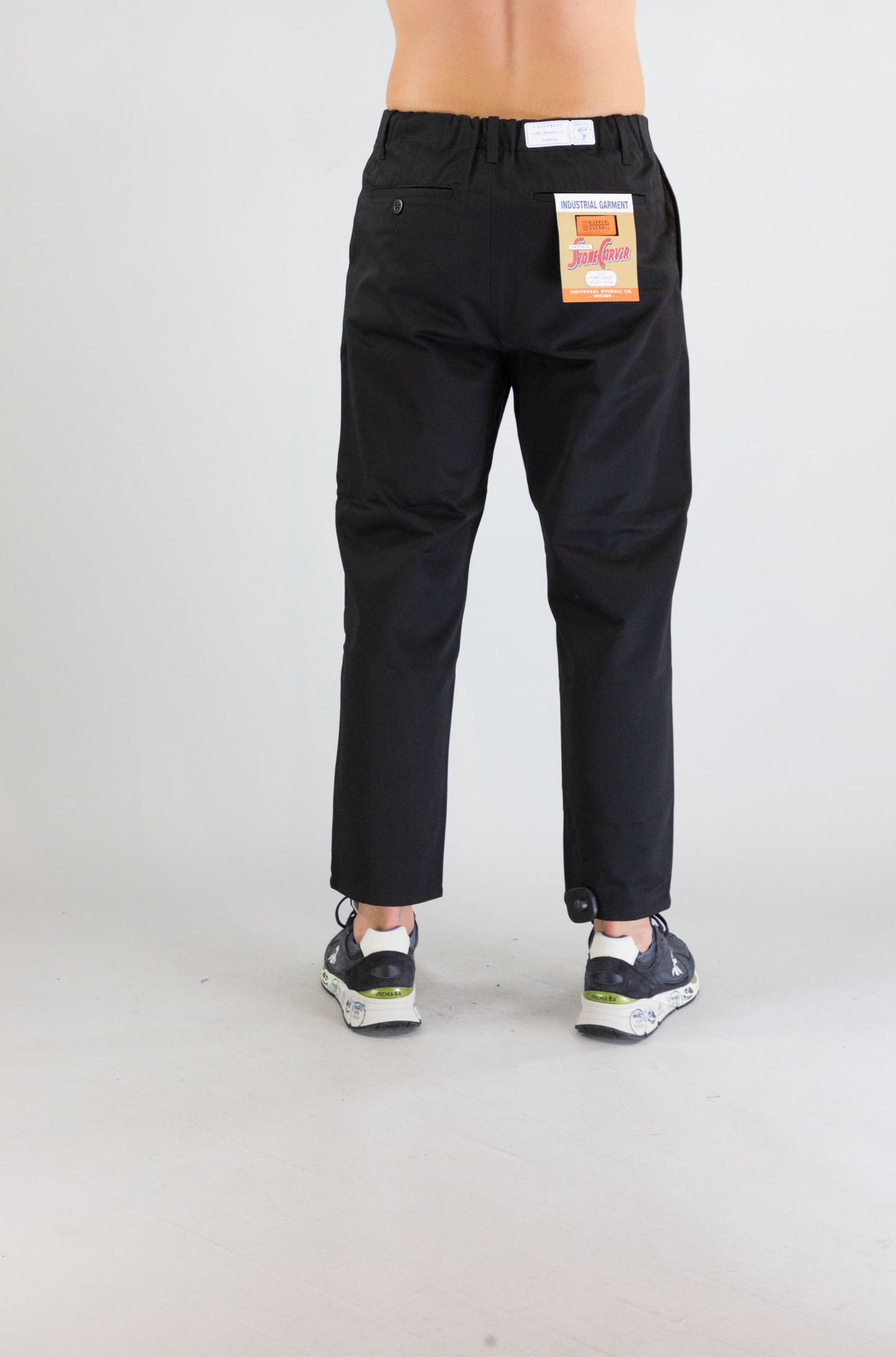 Pantalone Universal Overall Black da Uomo pt05 uniov