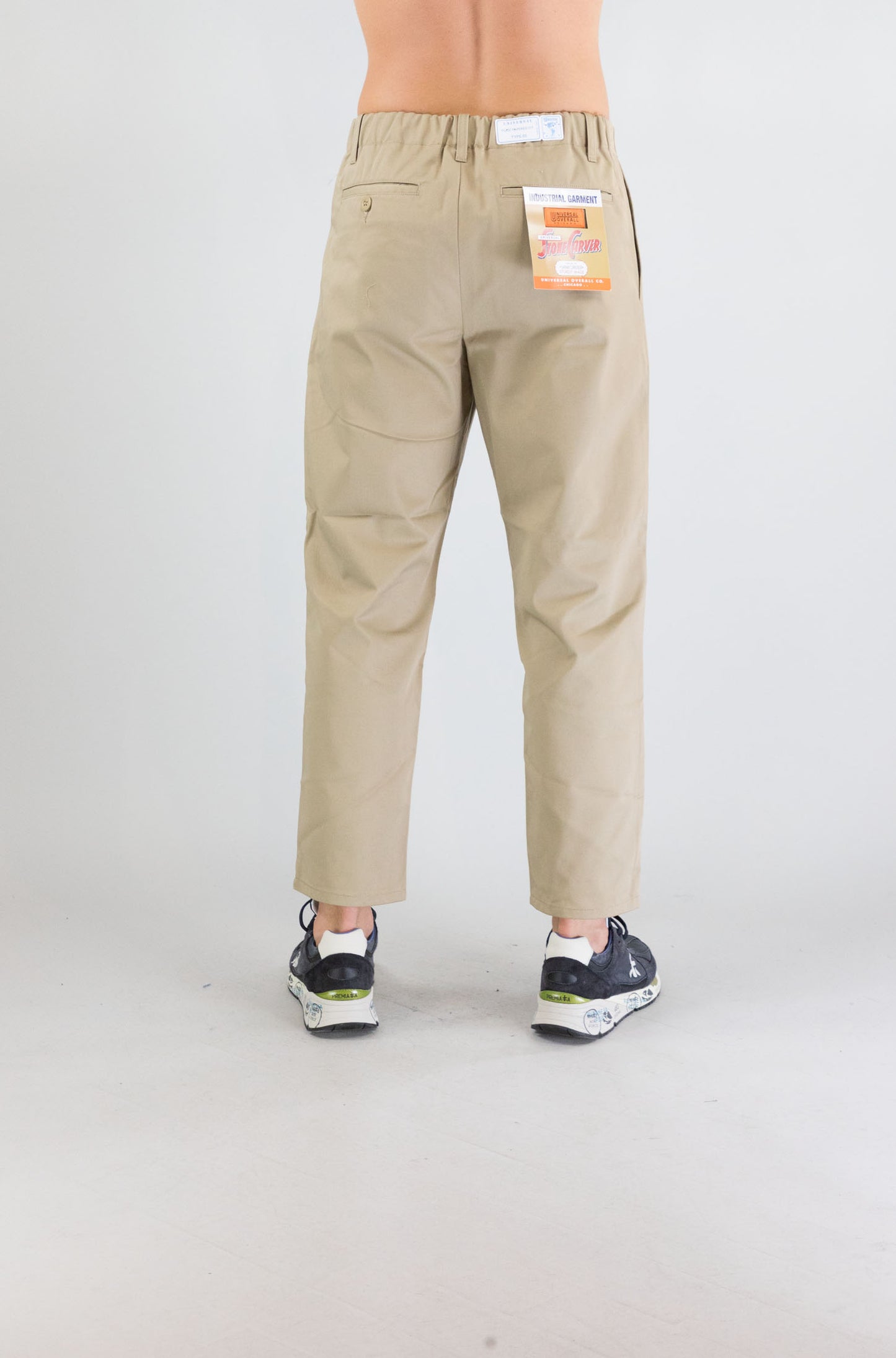 Pantalone Universal Overall Beige da Uomo pt05 uniov