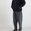 Felpa Universal Work Navy da Uomo 00018 wool fleece zip bomber