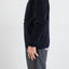 Felpa Universal Work Navy da Uomo 00018 wool fleece zip bomber