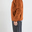 Felpa Universal Work Rust da Uomo 00018 wool fleece zip bomber