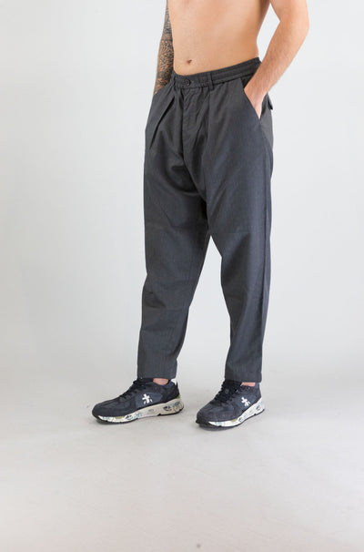 Pantalone Universal Work Charcol da Uomo 33193 travel suiting pleated track pant