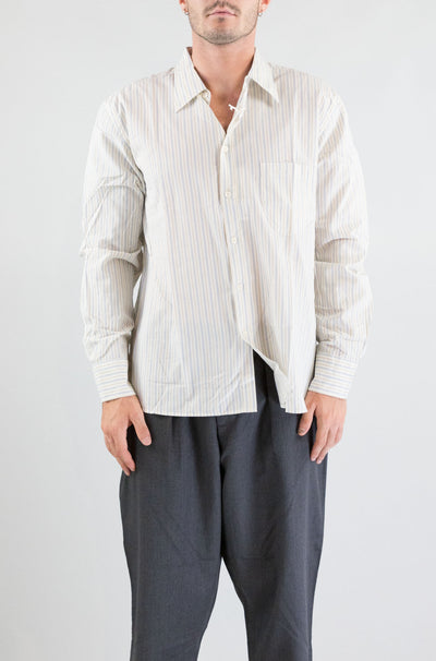 Camicia Universal Work Ecru da Uomo 33555 pop stripe one lazy day shirt