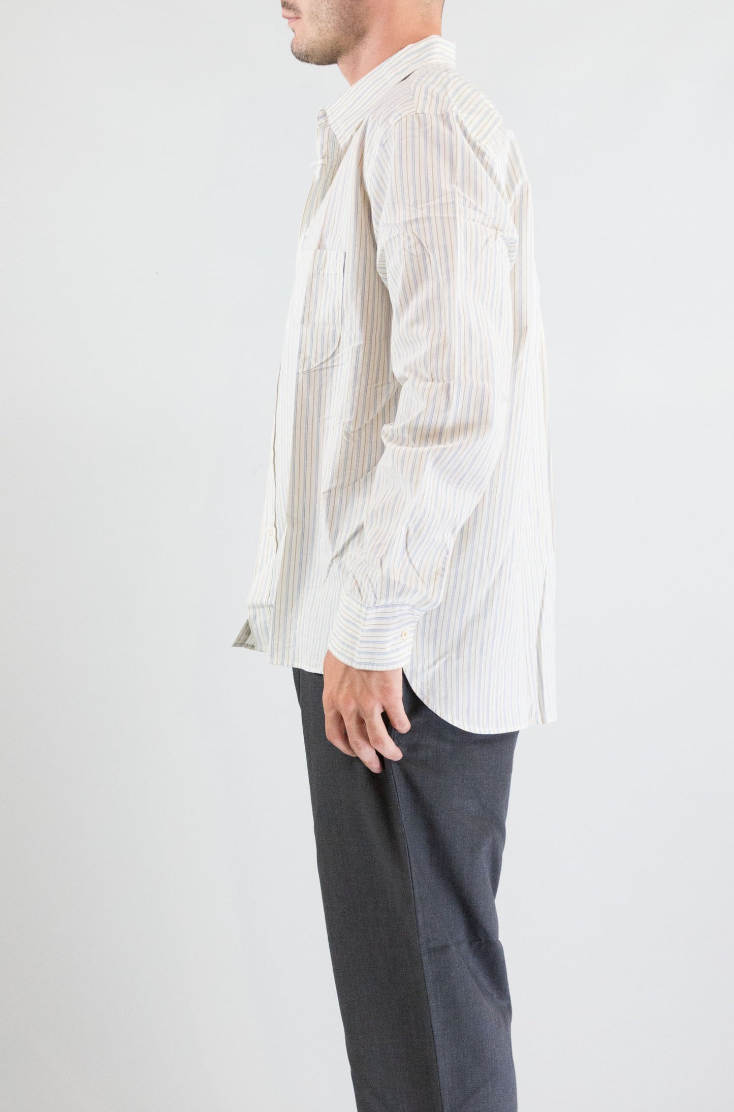 Camicia Universal Work Ecru da Uomo 33555 pop stripe one lazy day shirt
