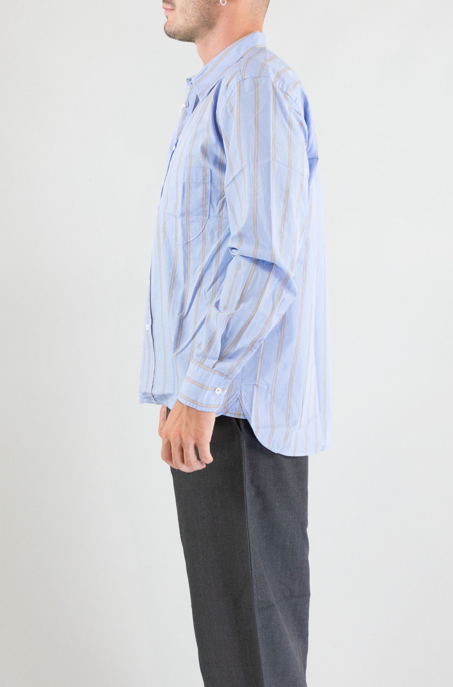 Camicia Universal Work Blue da Uomo 33556 pop stripe four lazy day shirt