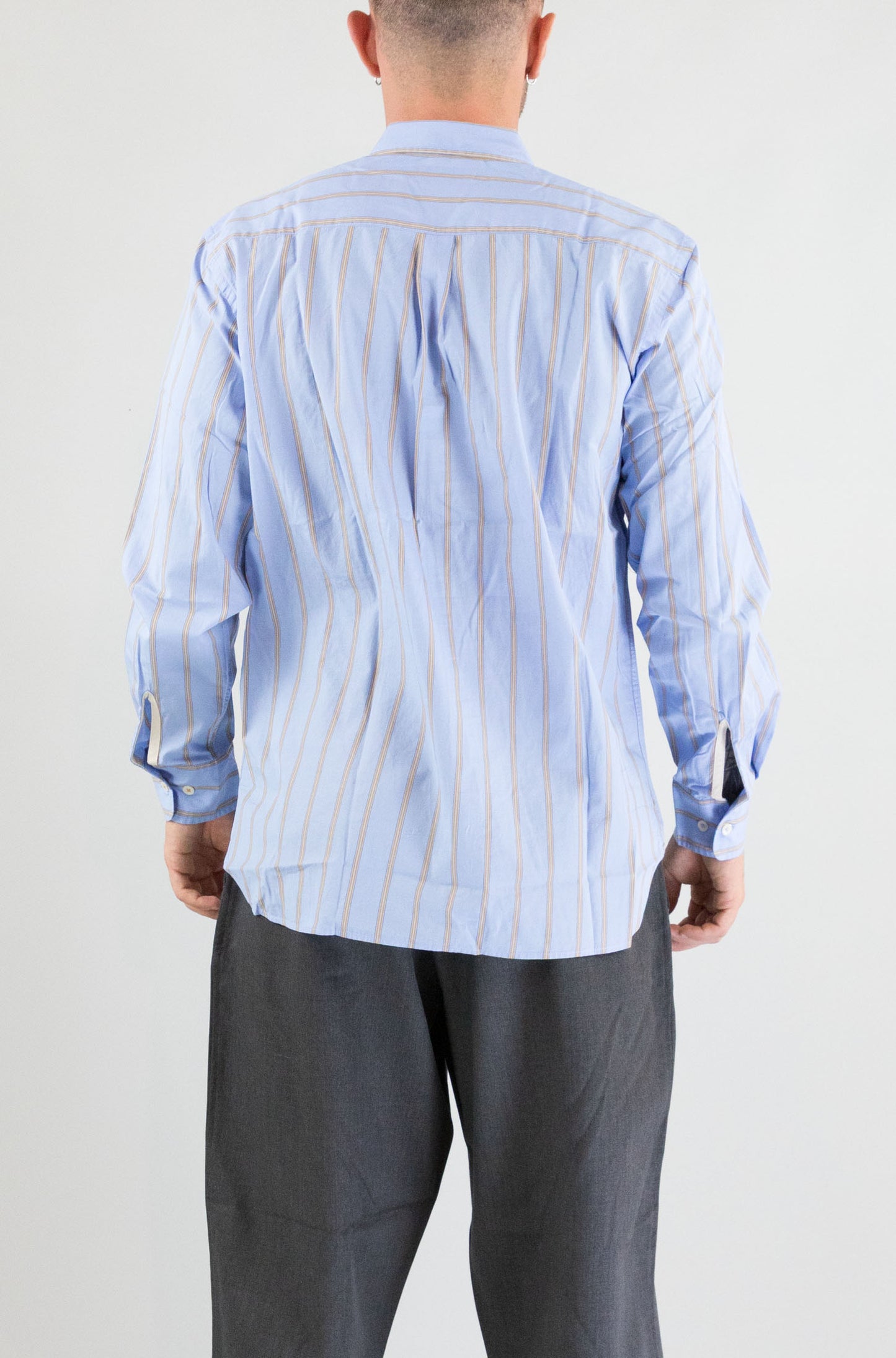 Camicia Universal Work Blue da Uomo 33556 pop stripe four lazy day shirt