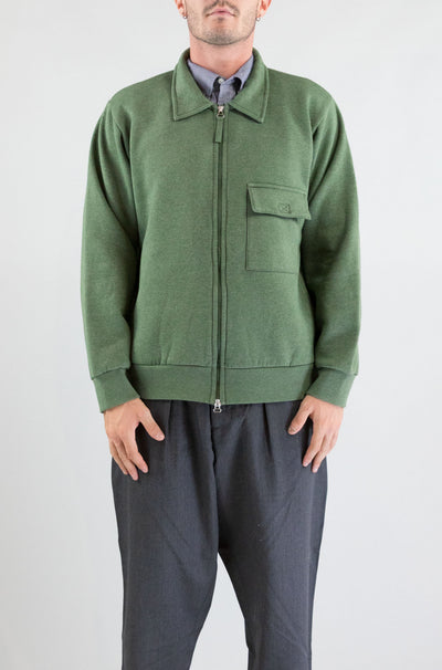 Felpa Universal Work Green da Uomo 33610 rec cot blend jersey tyler jacket