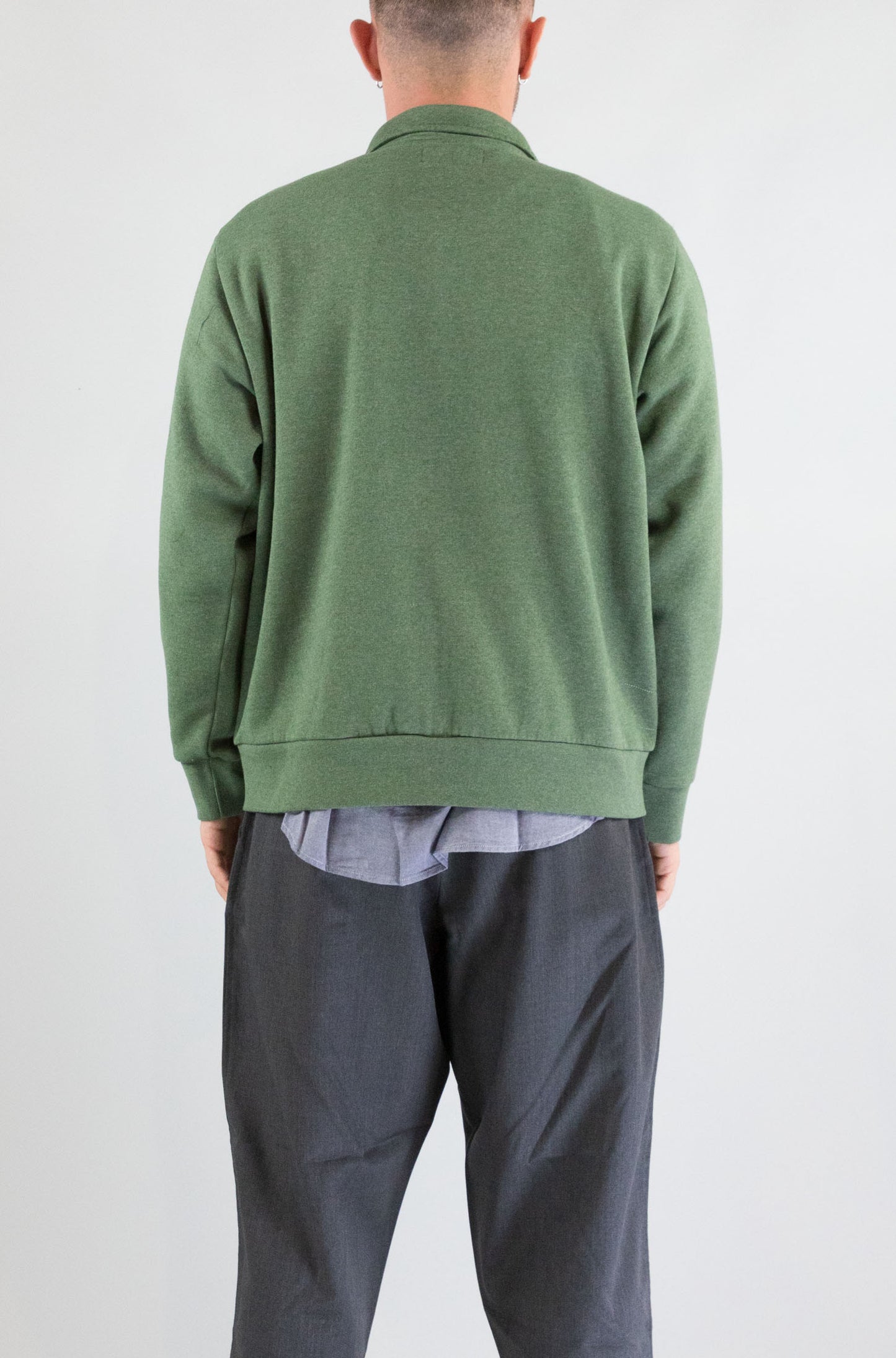 Felpa Universal Work Green da Uomo 33610 rec cot blend jersey tyler jacket