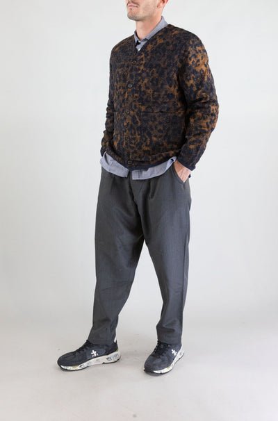 Maglia Universal Work Dark Navy Brown da Uomo 33722 night leopard