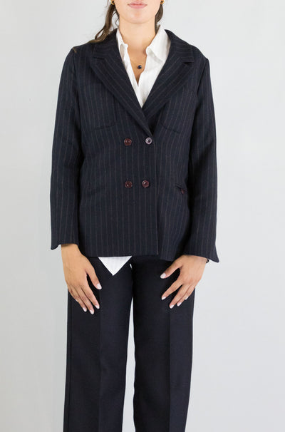 Giacca Hanami D’Or Cocoa Pinstripe da Donna tabi 364