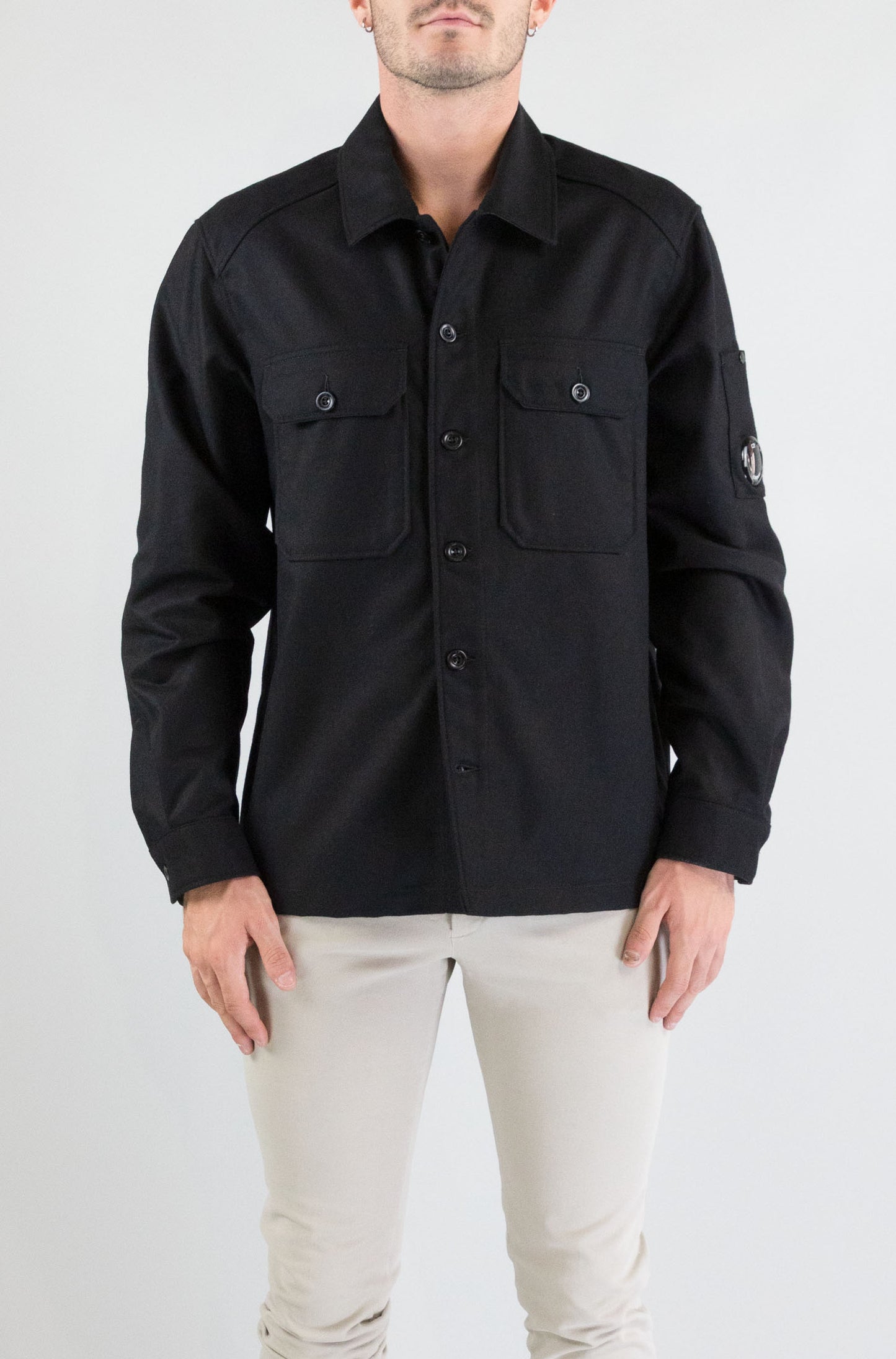 Camicia Cp Company Black da Uomo 19cmos271a110498a