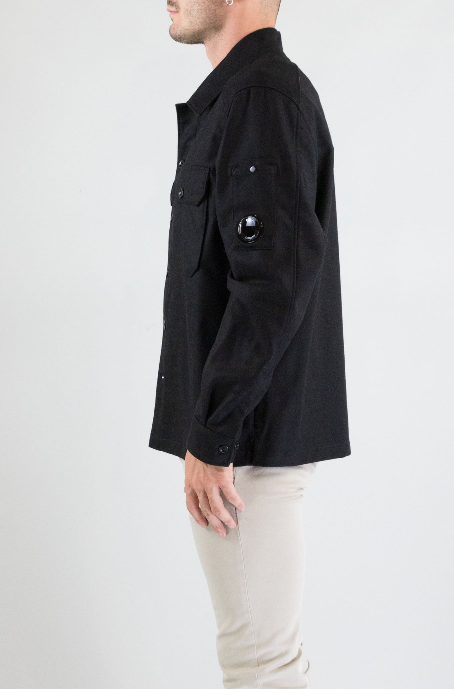 Camicia Cp Company Black da Uomo 19cmos271a110498a