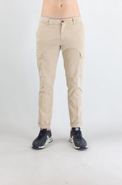 Pantalone 40weft Beige Oxford da Uomo aiko 2374 53702