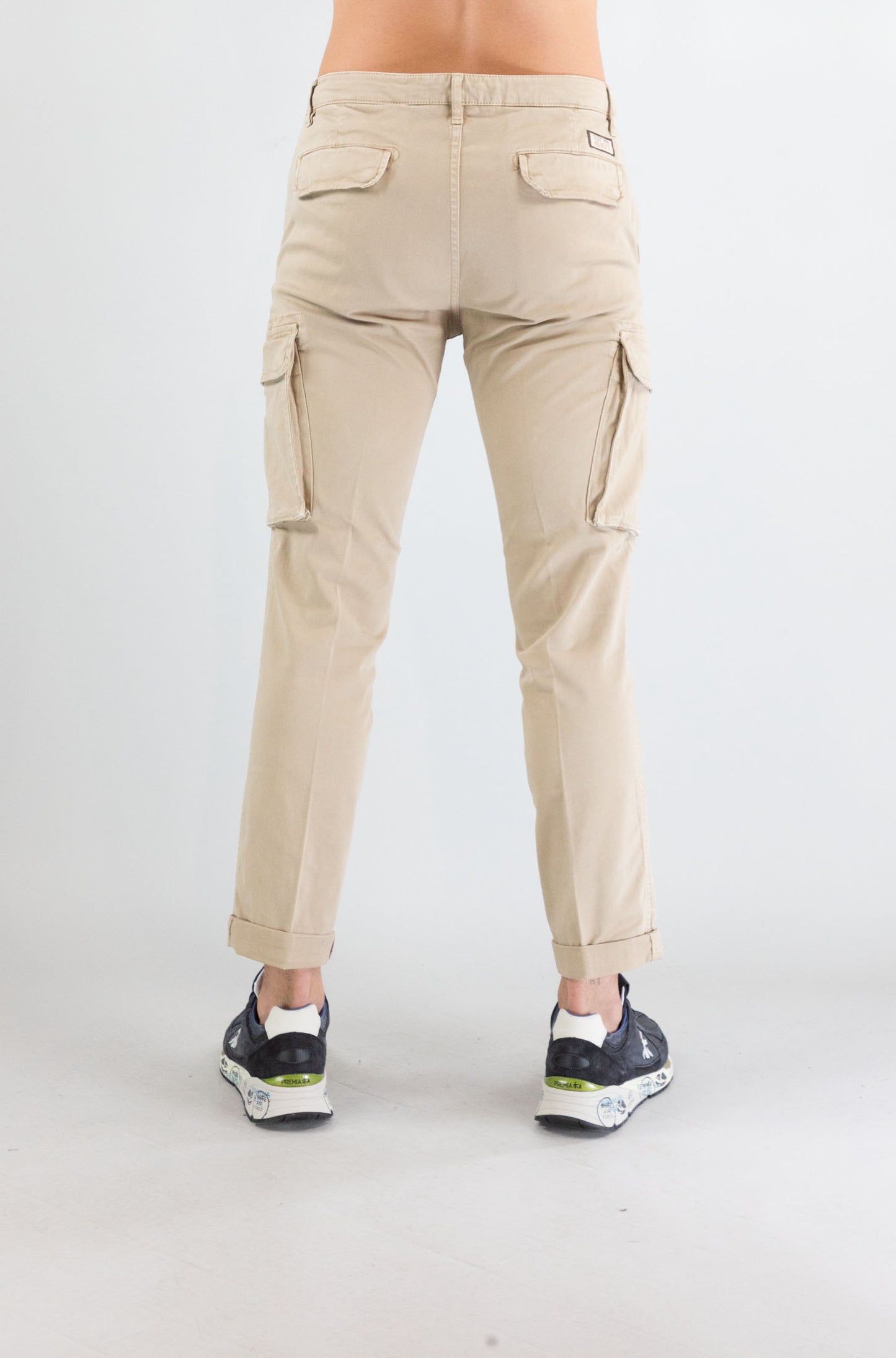 Pantalone 40weft Beige Oxford da Uomo aiko 2374 53702