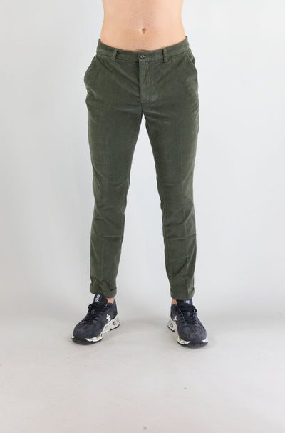 Pantalone 40weft Verde Militare da Uomo brand 2424 56645