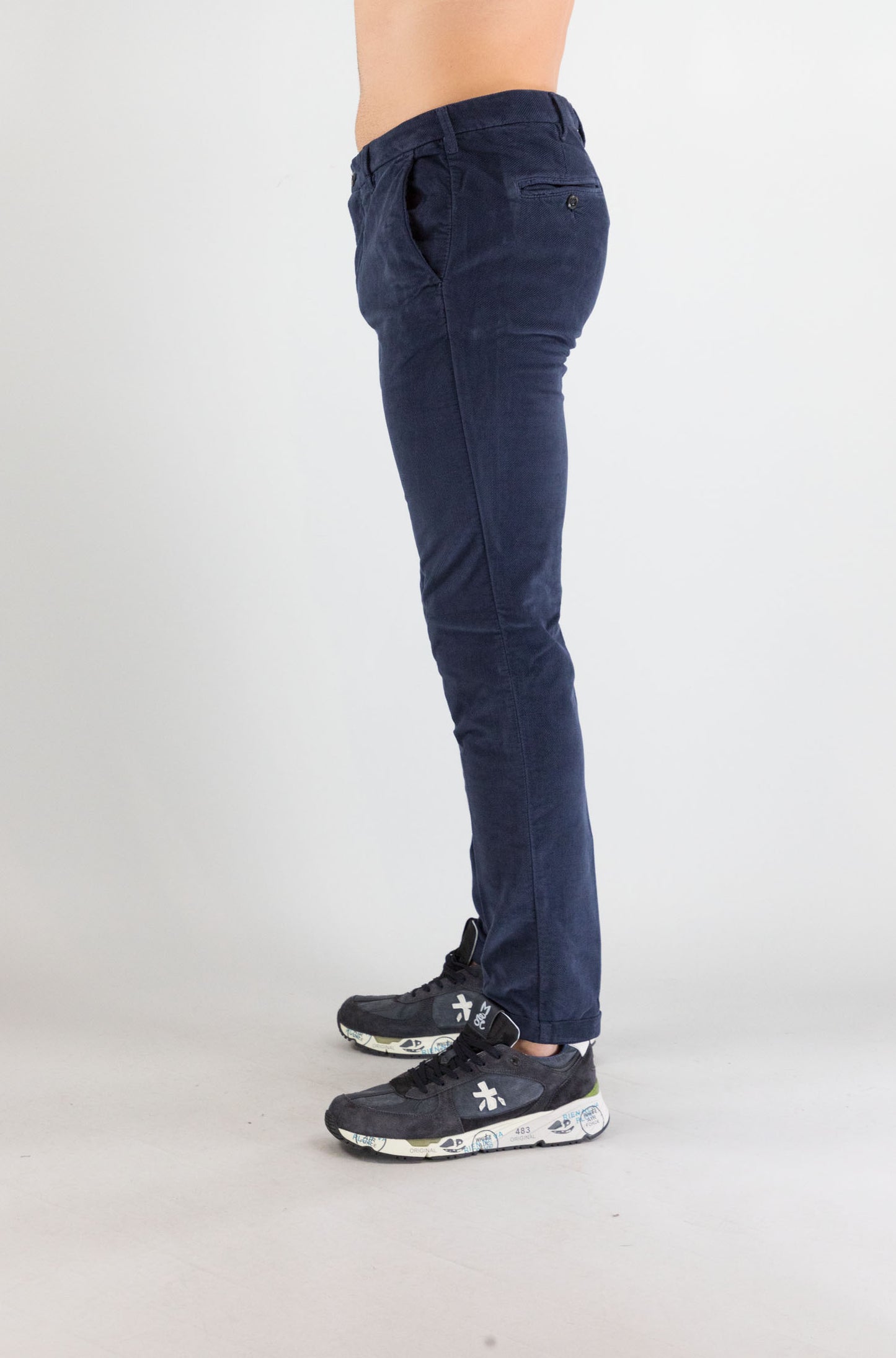Pantalone 40weft Blu da Uomo lenny 2407 56585