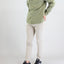 Camicia 40weft Verde Salvia da Uomo overshirt smile 2376