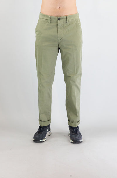 Pantalone 40weft Verde Salvia da Uomo david 2372 53702