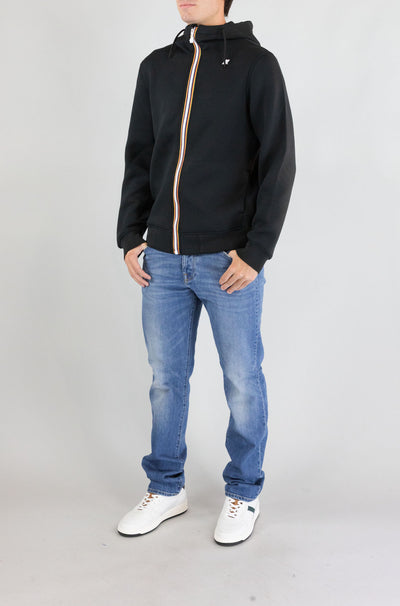 Giacca Kway Black Usy da Uomo k2141dw