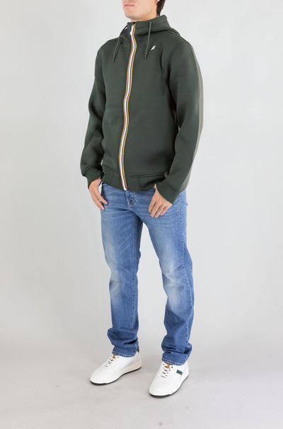 Giacca Kway Wmr Green Blackish da Uomo k2141dw
