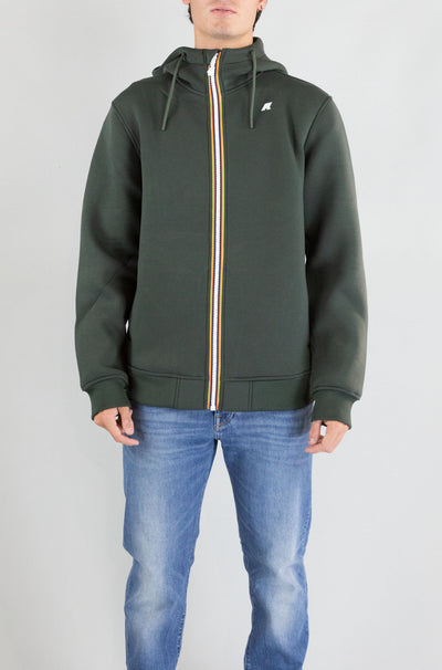 Giacca Kway Wmr Green Blackish da Uomo k2141dw