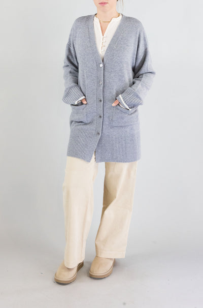 Cardigan Pinko Grigio da Donna tasmania