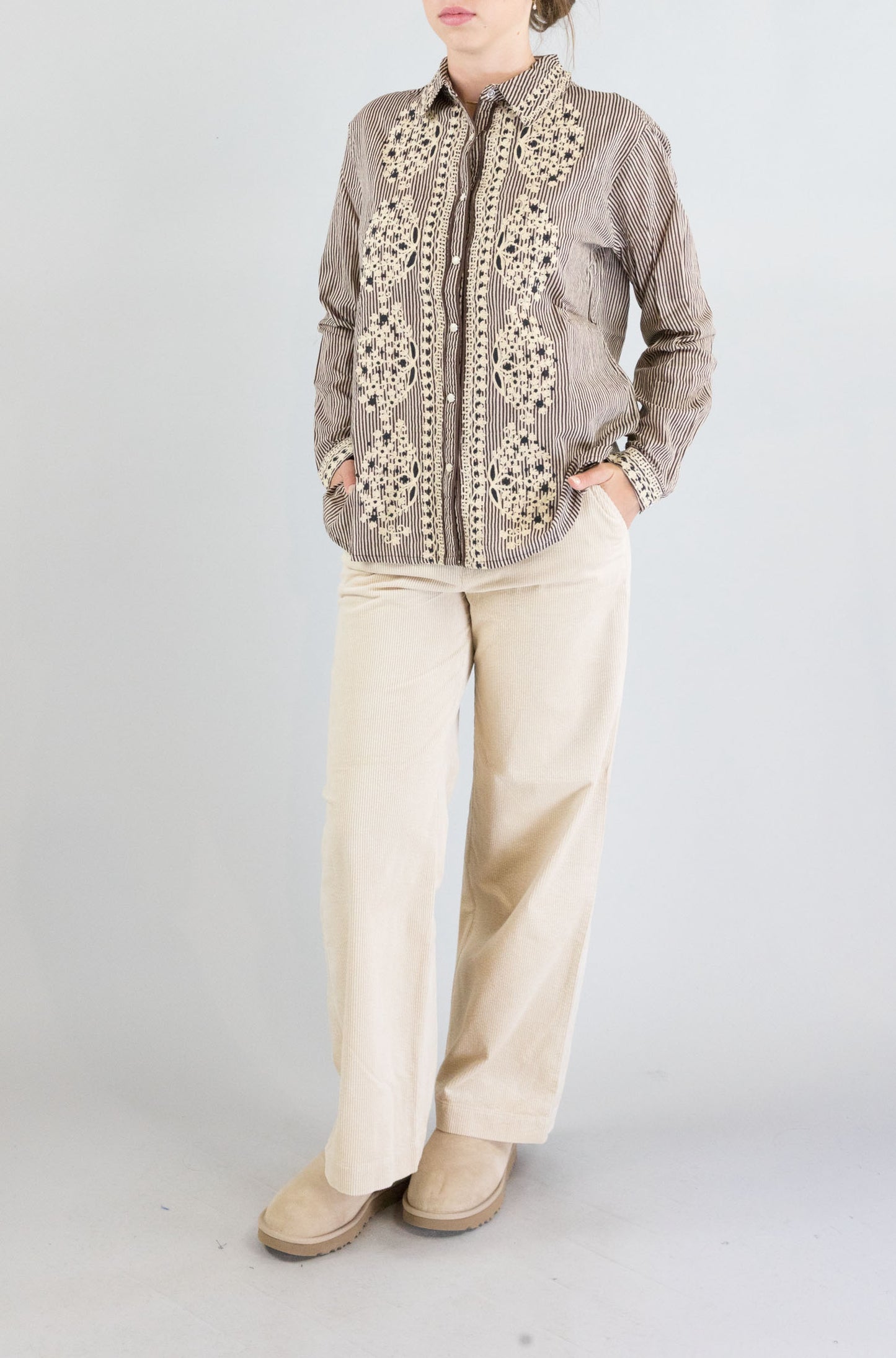 Blusa Maison Hotel Tobacco da Donna bebo