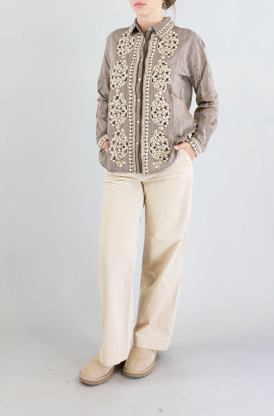 Blusa Maison Hotel Tobacco da Donna bebo