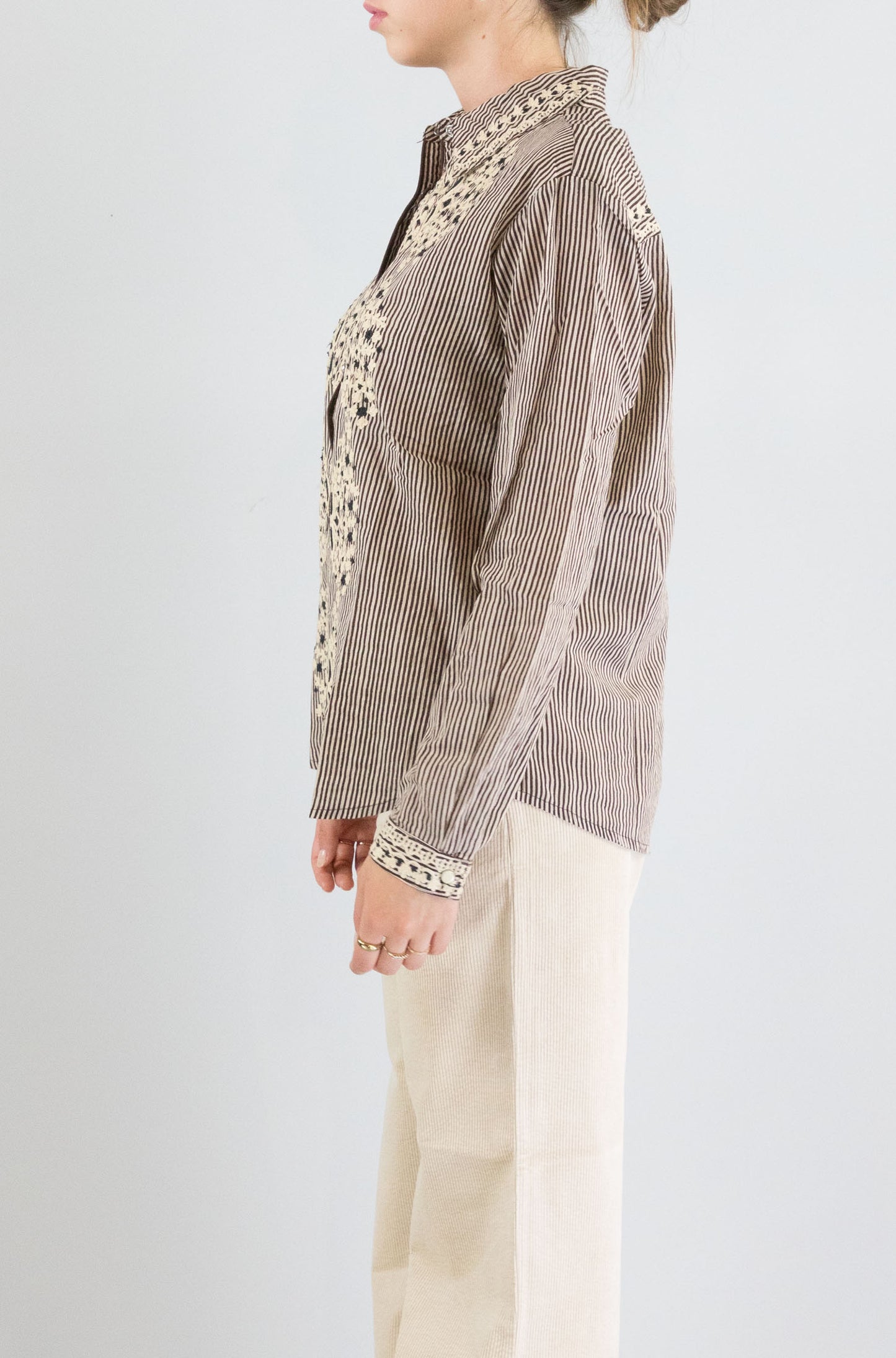Blusa Maison Hotel Tobacco da Donna bebo