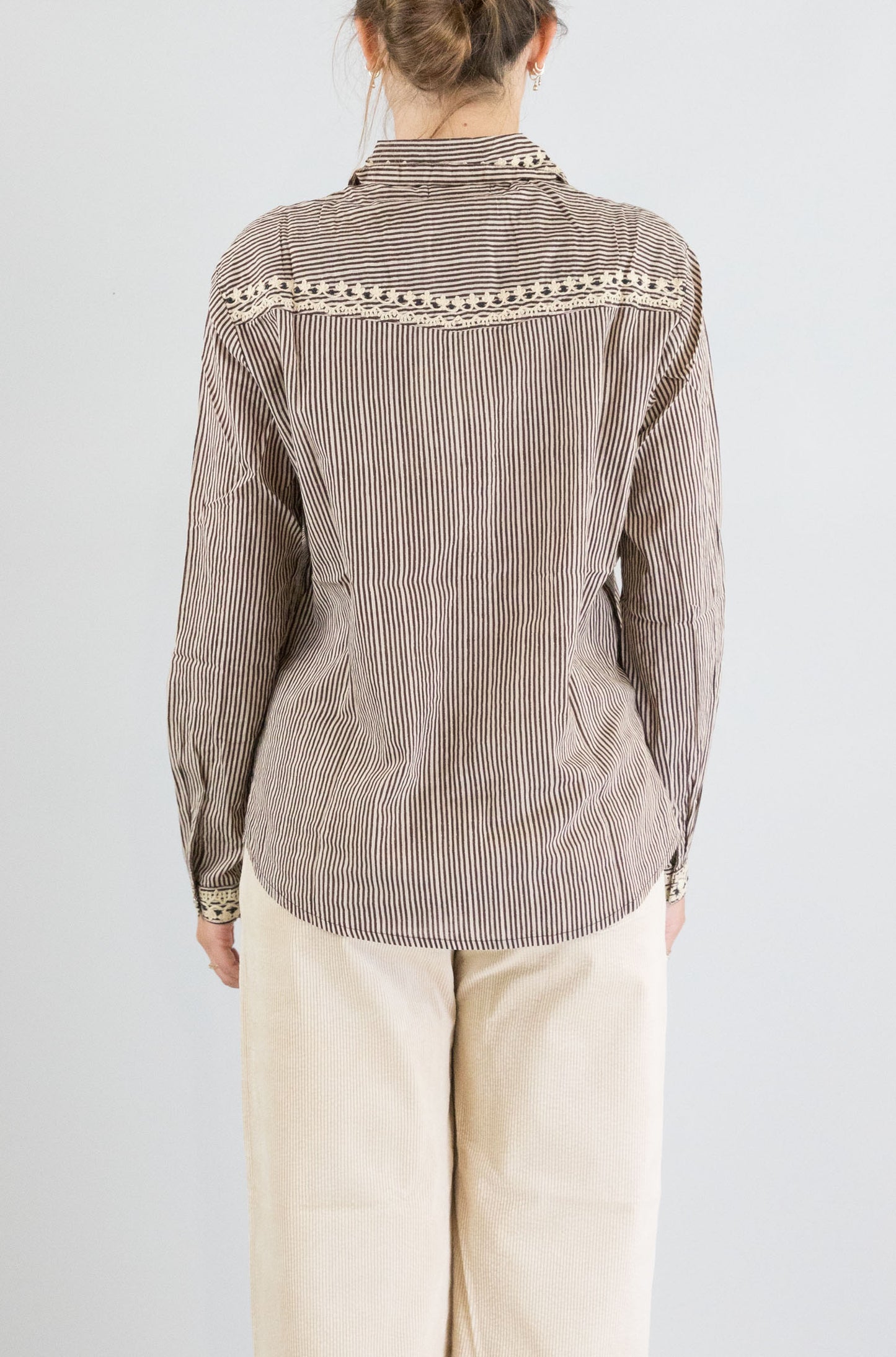 Blusa Maison Hotel Tobacco da Donna bebo