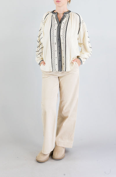 Blusa Maison Hotel Ivory da Donna ringo