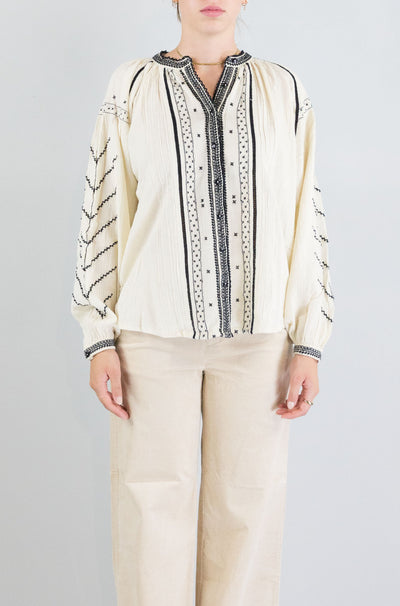 Blusa Maison Hotel Ivory da Donna ringo