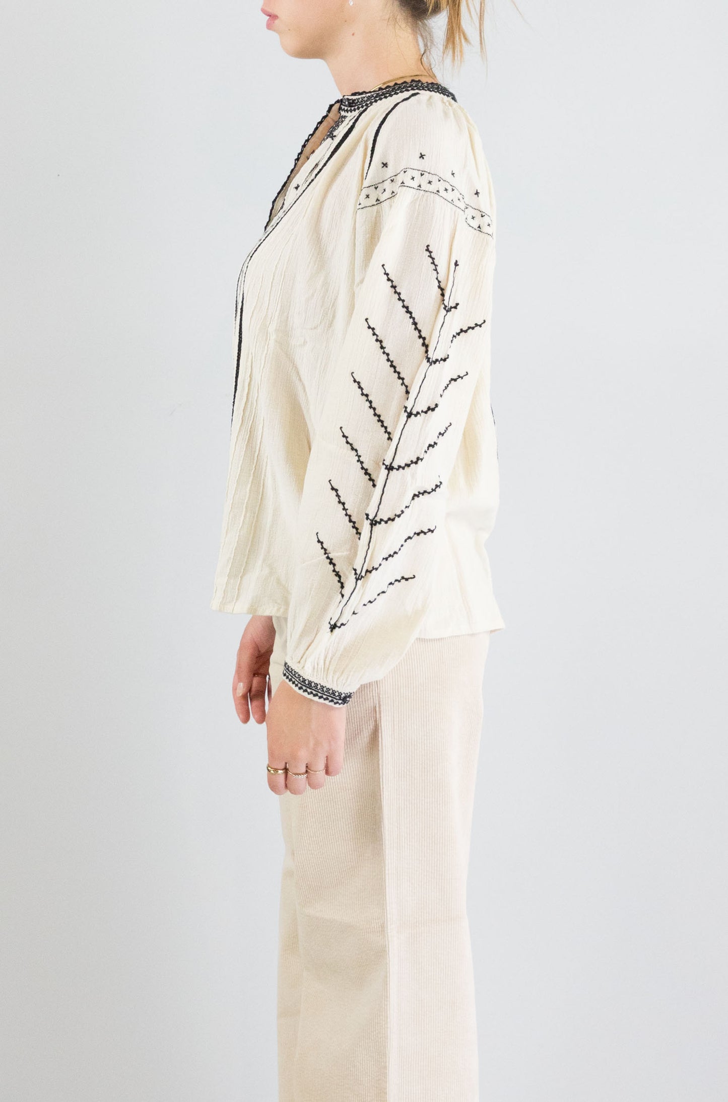 Blusa Maison Hotel Ivory da Donna ringo