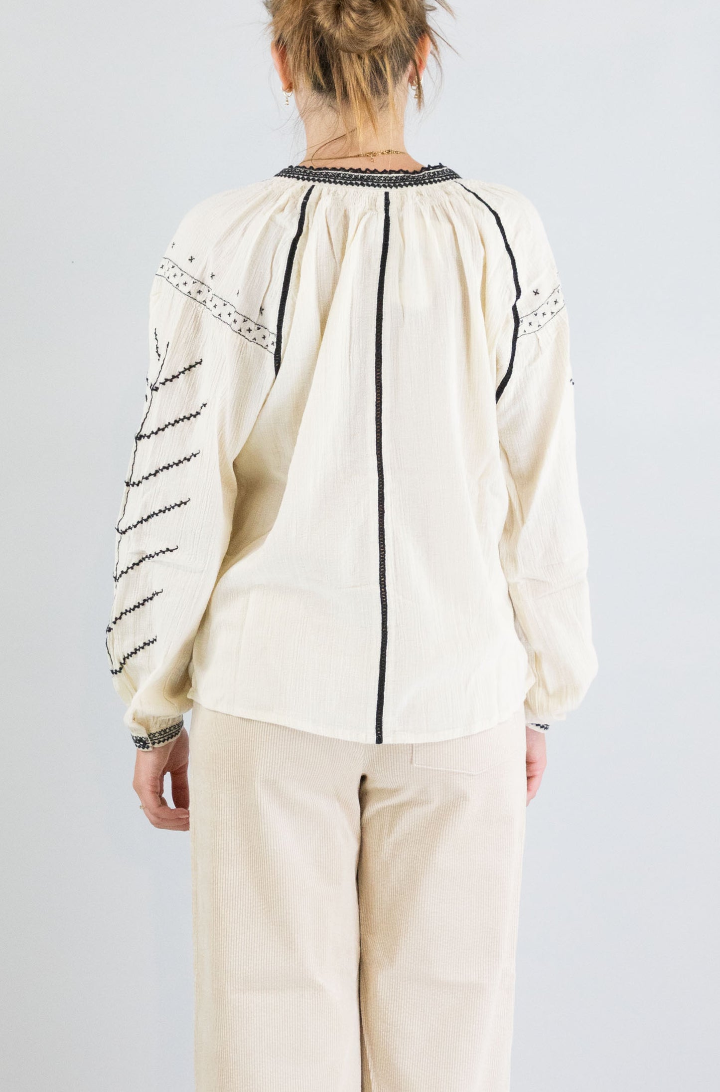 Blusa Maison Hotel Ivory da Donna ringo