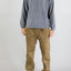 Felpa Gramicci Heater Grey da Uomo g5fu j055 thermal fleece crew