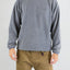 Felpa Gramicci Heater Grey da Uomo g5fu j055 thermal fleece crew