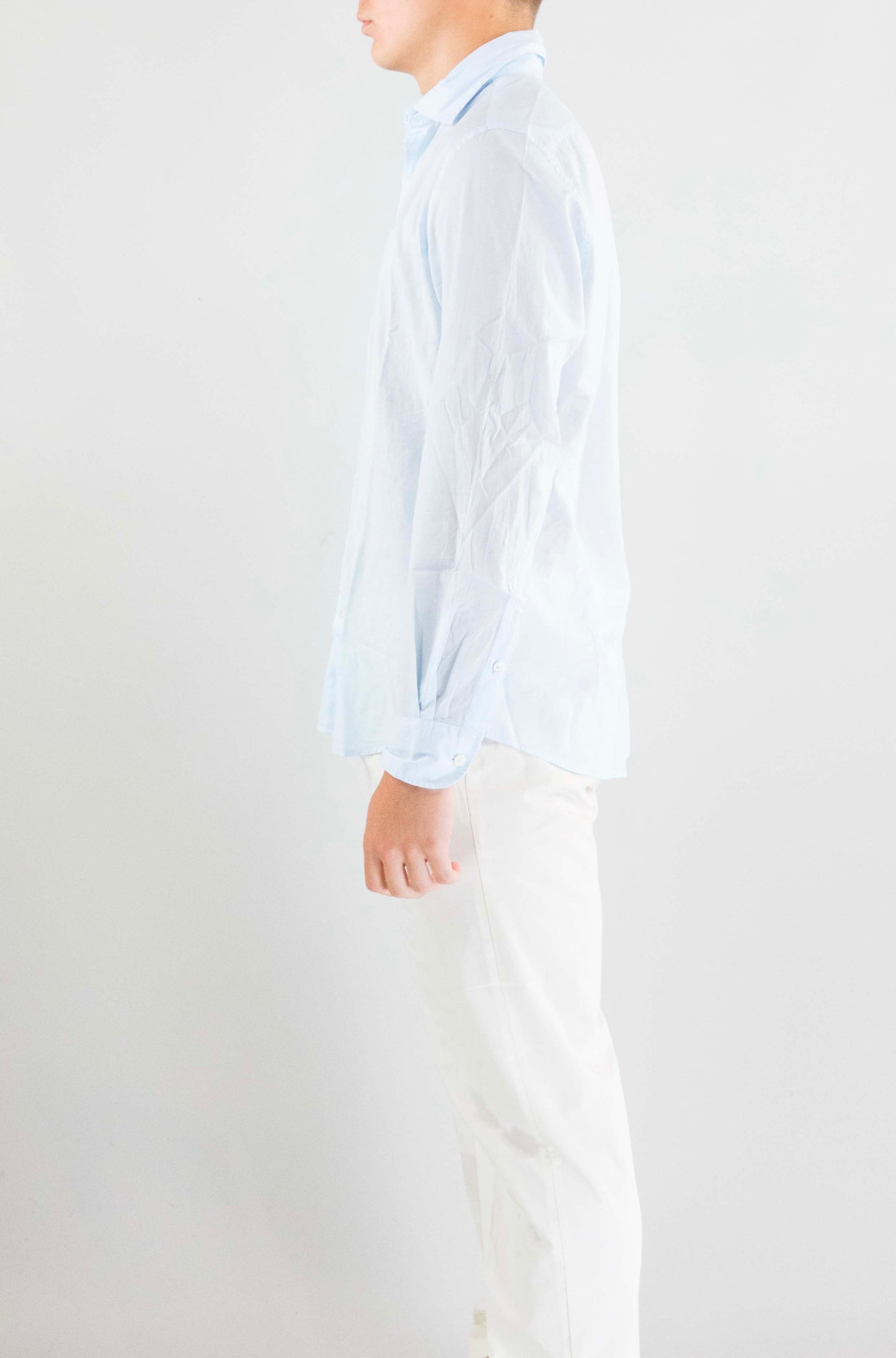 Camicia Mc2 Saint Barth Light Blue da Uomo chemise ice