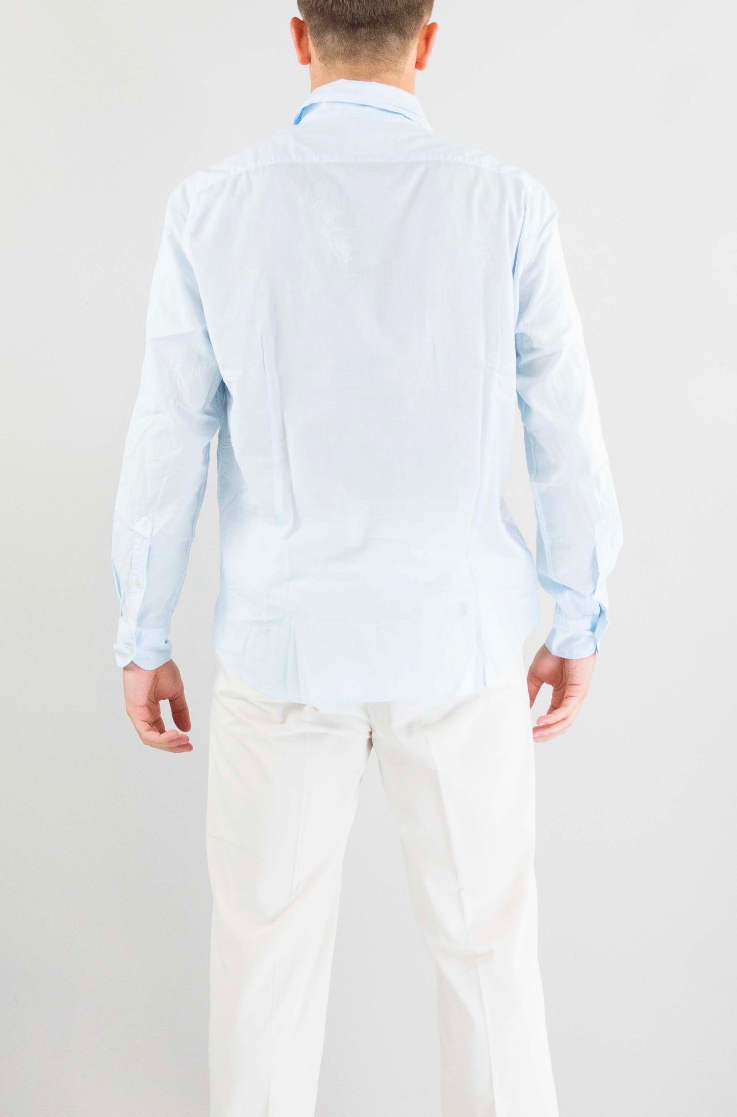 Camicia Mc2 Saint Barth Light Blue da Uomo chemise ice
