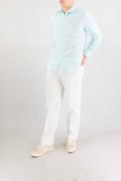 Camicia Mc2 Saint Barth Watergreen da Uomo chemise ice